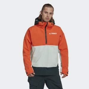 adidas Terrex Orange and White Performance Jacket